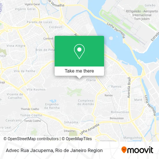 Advec Rua Jacupema map