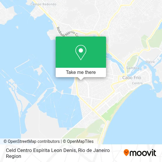 Celd Centro Espírita Leon Denis map