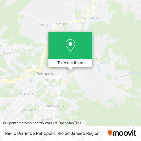 Rádio Diário De Petrópolis map