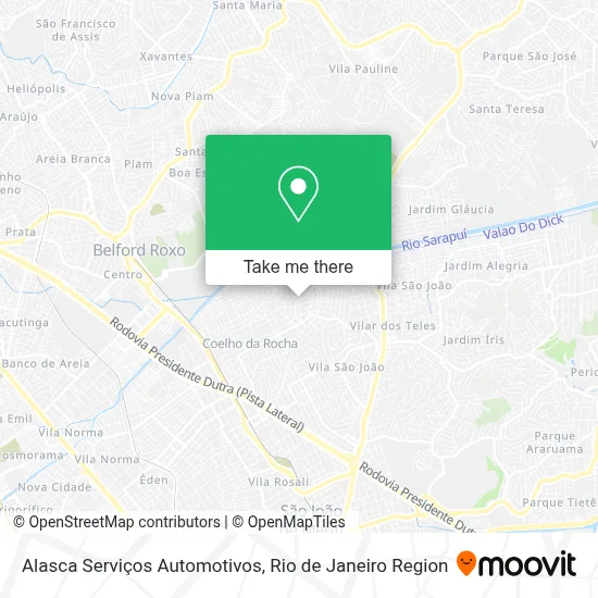 Alasca Serviços Automotivos map