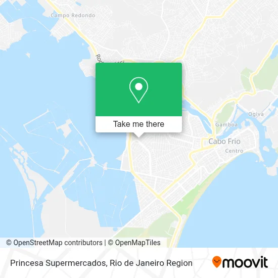 Princesa Supermercados map
