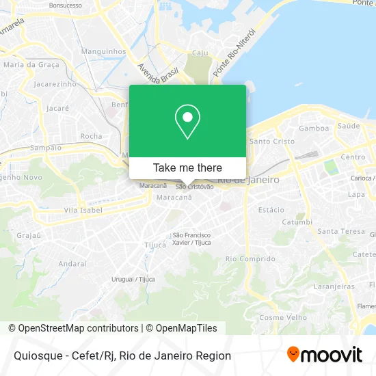 Quiosque - Cefet/Rj map