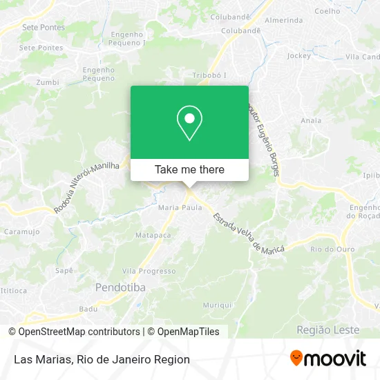 Las Marias map