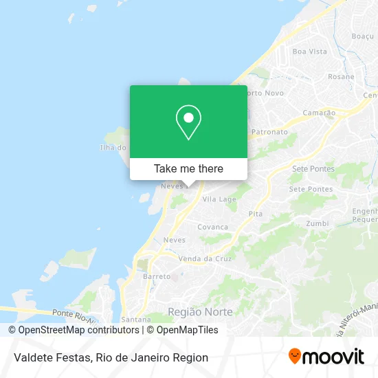 Valdete Festas map