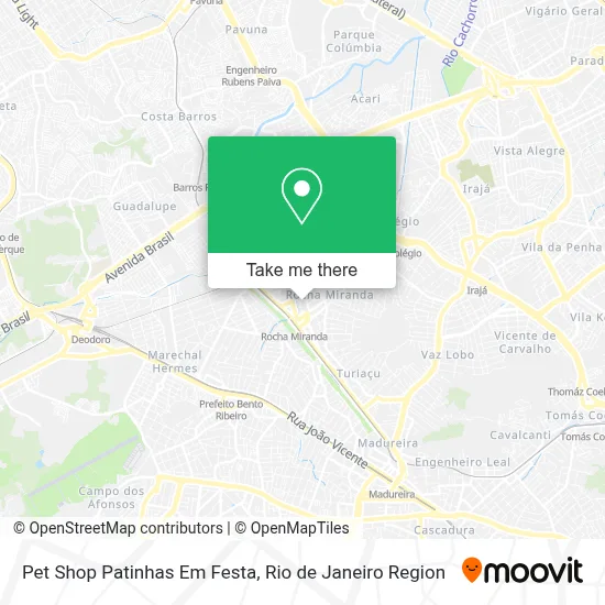 Pet Shop Patinhas Em Festa map