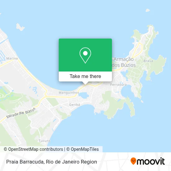 Praia Barracuda map