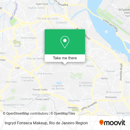 Ingryd Fonseca Makeup map