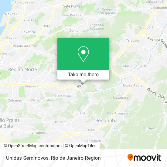 Unidas Seminovos map