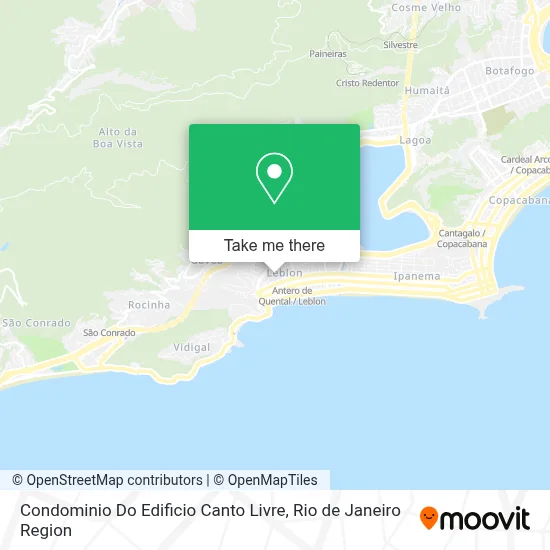 Condominio Do Edificio Canto Livre map