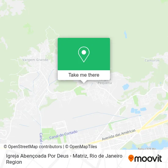 Igreja Abençoada Por Deus - Matriz map