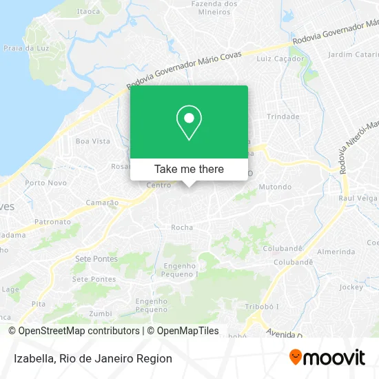 Izabella map