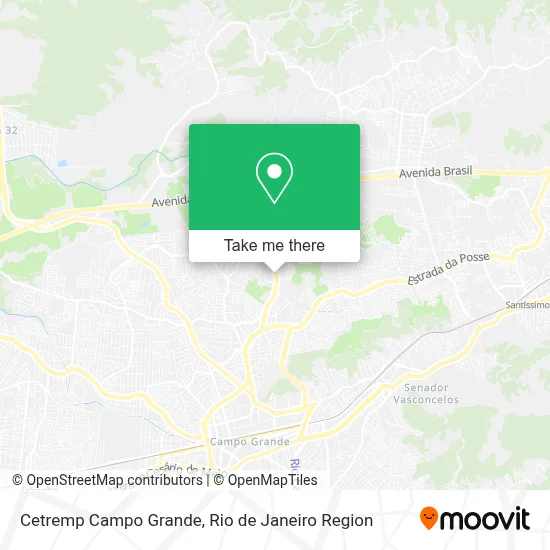 Cetremp Campo Grande map