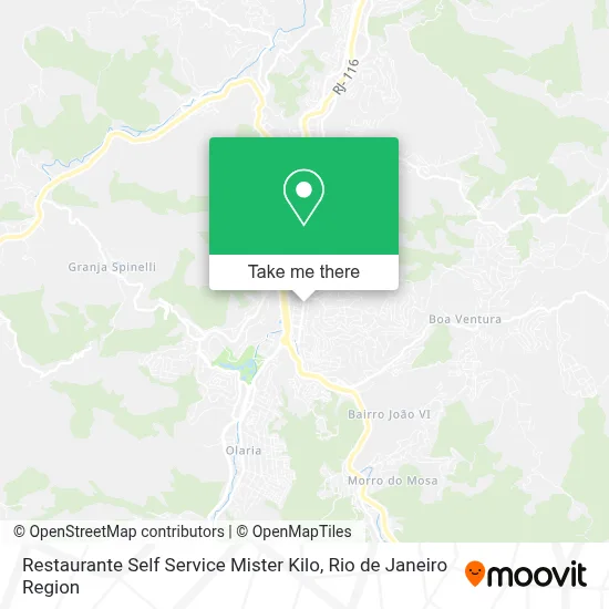Restaurante Self Service Mister Kilo map