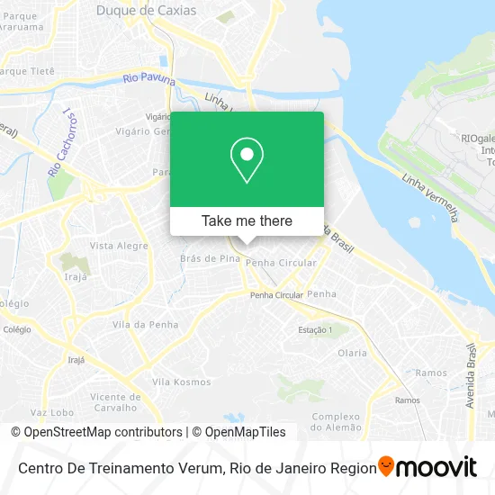Centro De Treinamento Verum map