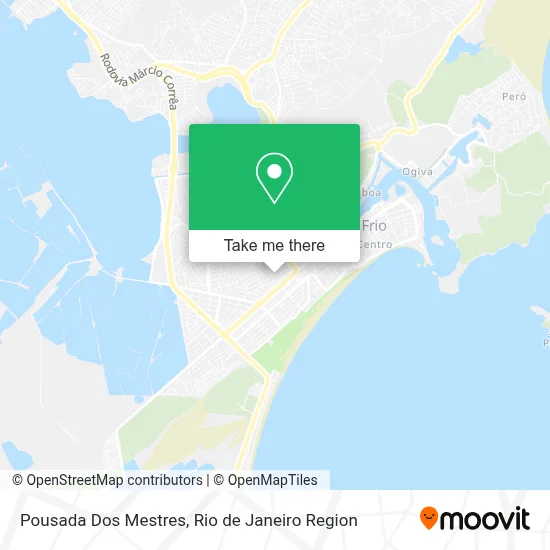 Pousada Dos Mestres map