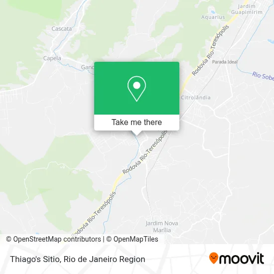 Thiago's Sitio map