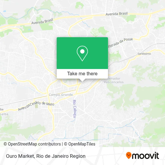 Ouro Market map