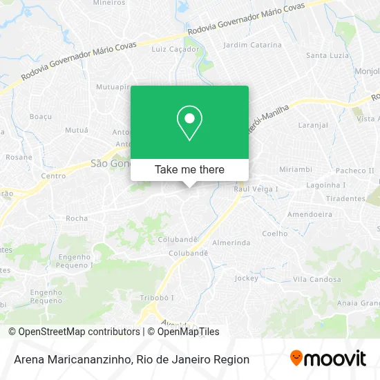 Arena Maricananzinho map