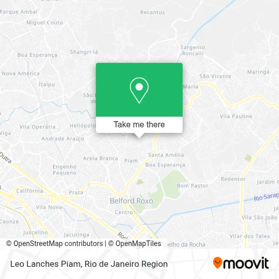 Leo Lanches Piam map