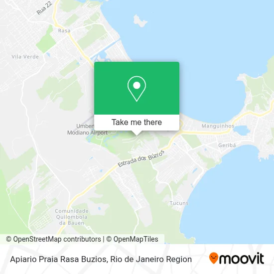Apiario Praia Rasa Buzios map