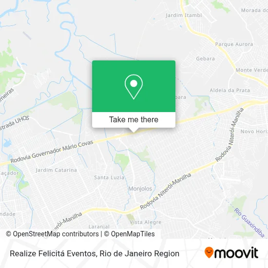 Realize Felicitá Eventos map
