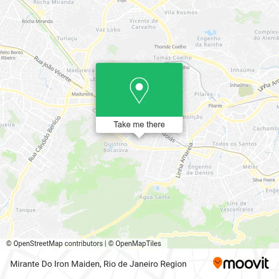 Mirante Do Iron Maiden map