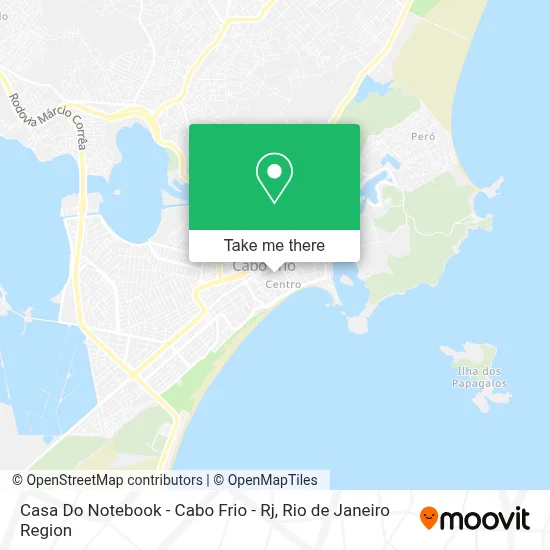 Casa Do Notebook - Cabo Frio - Rj map