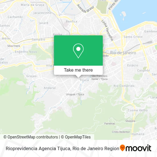 Rioprevidencia Agencia Tijuca map