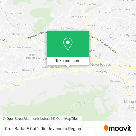 Cruz Barba E Café map