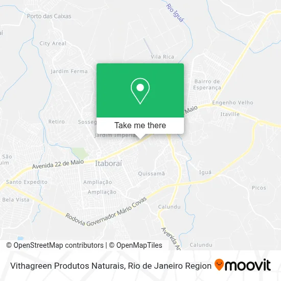 Vithagreen Produtos Naturais map