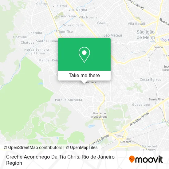 Creche Aconchego Da Tia Chris map