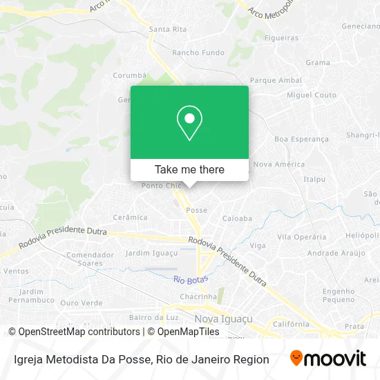 Igreja Metodista Da Posse map