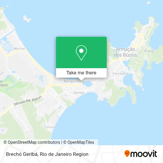 Brechó Geribá map