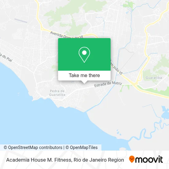 Academia House M. Fitness map