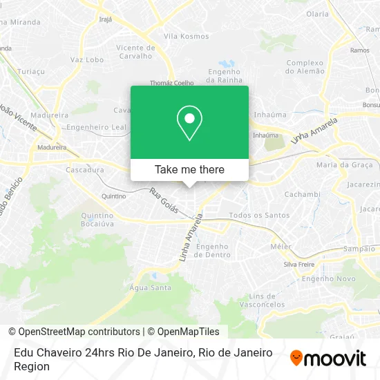Edu Chaveiro 24hrs Rio De Janeiro map