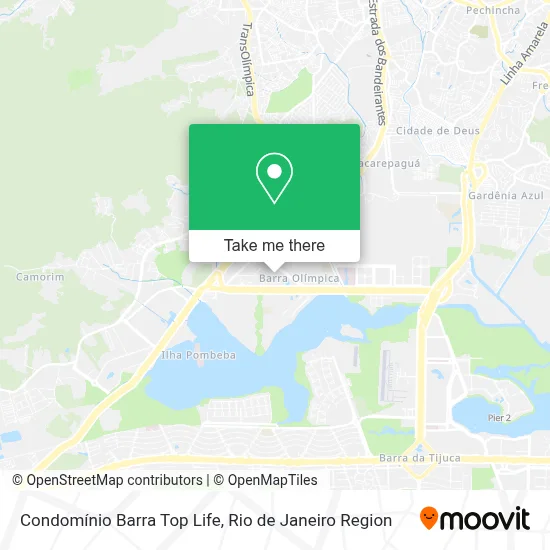 Condomínio Barra Top Life map