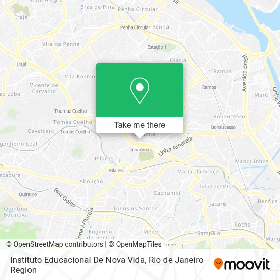 Instituto Educacional De Nova Vida map