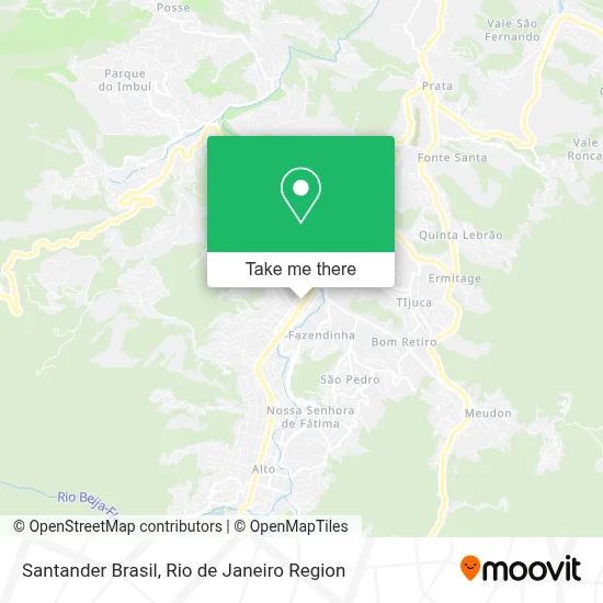 Santander Brasil map
