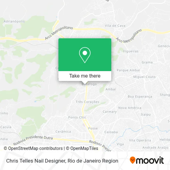 Chris Telles Nail Designer map