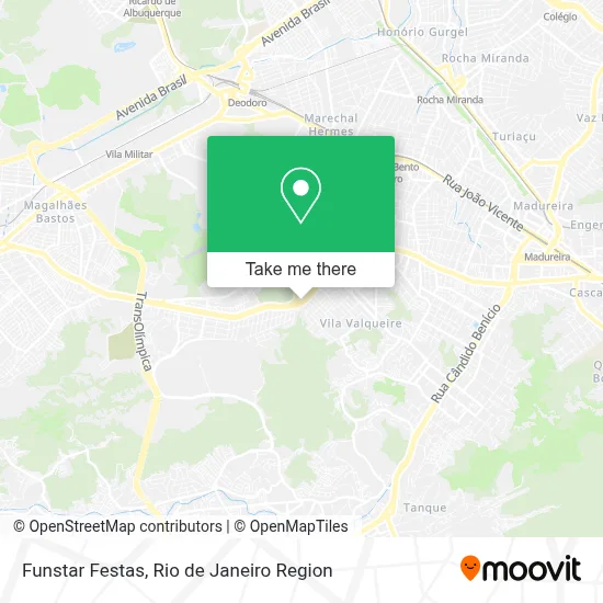 Funstar Festas map