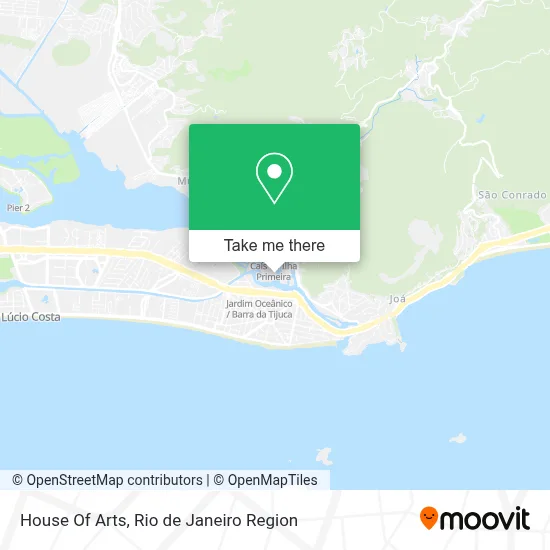 House Of Arts map