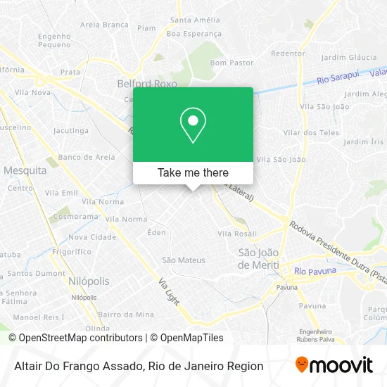 Altair Do Frango Assado map