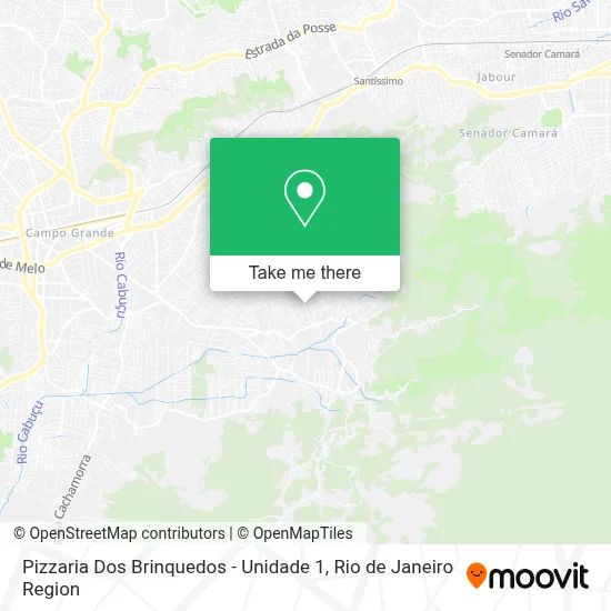 Pizzaria Dos Brinquedos - Unidade 1 map