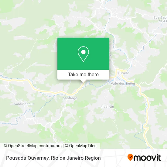 Pousada Ouverney map