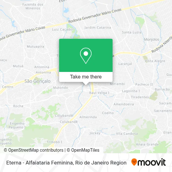 Eterna - Alfaiataria Feminina map
