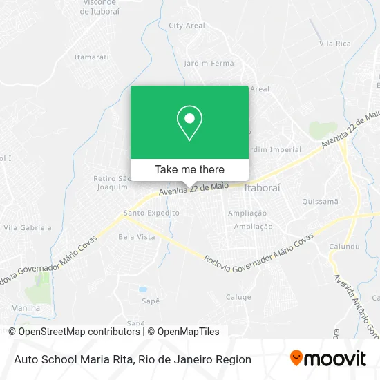 Auto School Maria Rita map