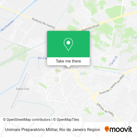 Unimais Preparatório Militar map