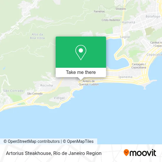 Artorius Steakhouse map