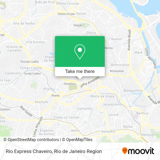 Rio Express Chaveiro map