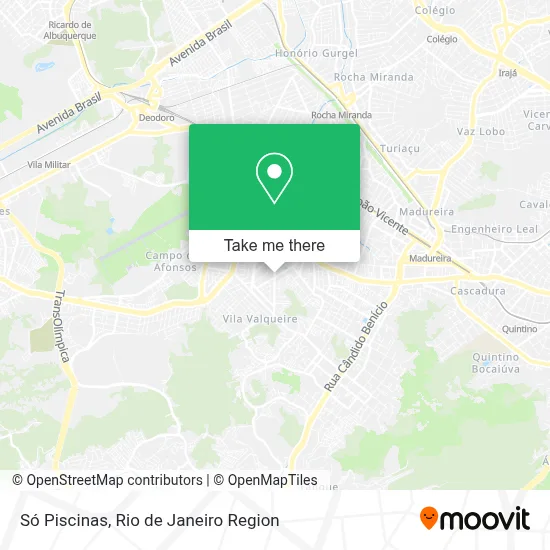 Só Piscinas map